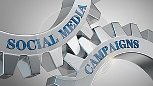Social media campaigns concept photo