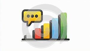 Social Media Comment Analytics Icon
