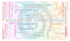 Social Media Communication word cloud