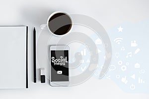 Social media concept