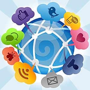Social media concept