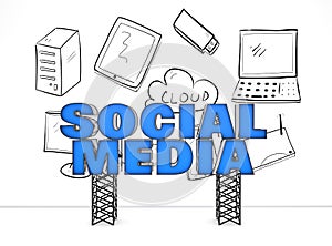 Social media concept