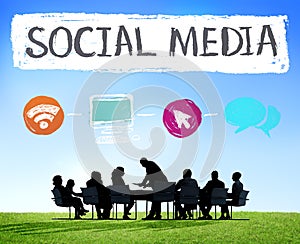 Social Media Connection Communication Technology Network Concept