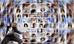 Social media expansion and happy user