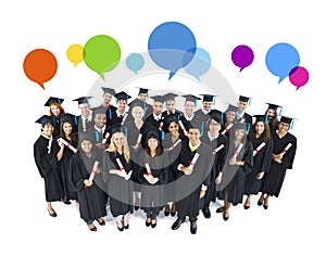 The Social Media Graduation Alumni Concept photo