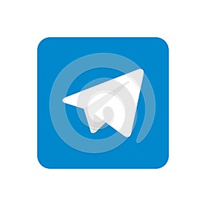 Social media icon illustration telegram. Telegram Icon. Vector illustration