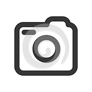 Social media icon, photo camera icons sign - vector