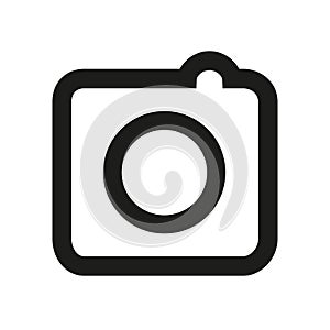 Social media icon, photo camera icons - stock vector