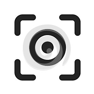 Social media icon, photo camera instagram icons sign - vector