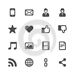 Social media icons