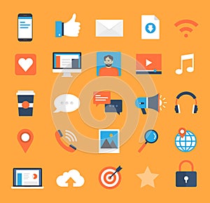 Social Media Icons Set