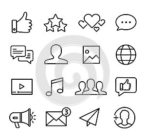 Social Media Icons Set