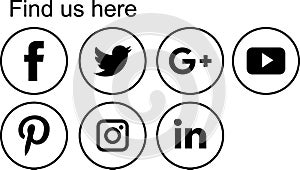 Social media icons