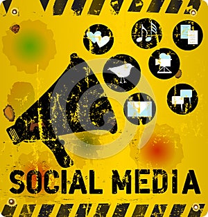 Social media illustration