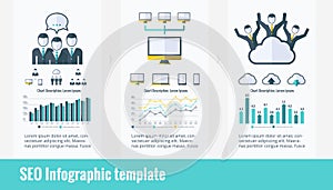 Social Media Infographic Elements.