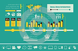 Social Media Infographic Template.