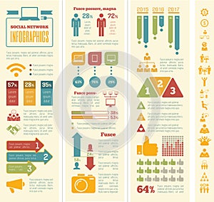 Social Media Infographic Template.