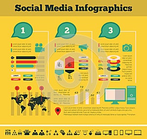 Social Media Infographic Template.