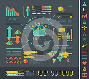 Social Media Infographic Template.