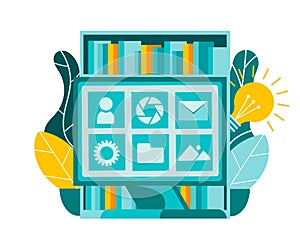 Social media Internet computer applications Information library