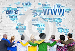 Social Media Internet Connection Global Communications Networking Concept