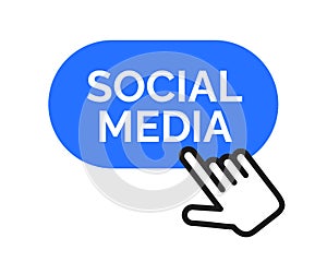 Social media - internet user is going to click and enter to social networking site