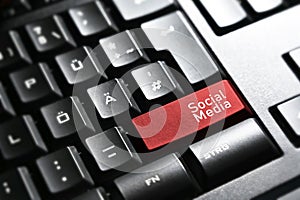Social Media , Keyboard button enter symbol