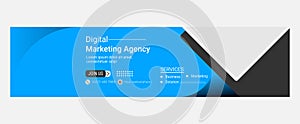 Social media linkedin background banner design