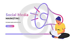 Social media marketing creative promo banner