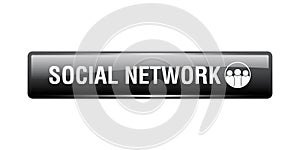Social media network web button photo