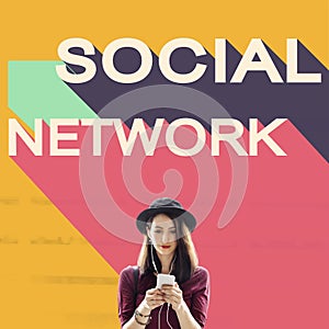 Social Media Network Community Connection Chat Concept