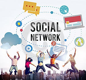 Social Media Network Online Internet Concept