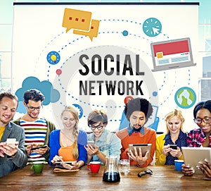 Social Media Network Online Internet Concept