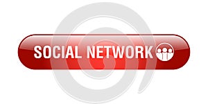 Social media network web button photo