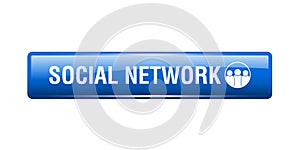 Social media network web button photo