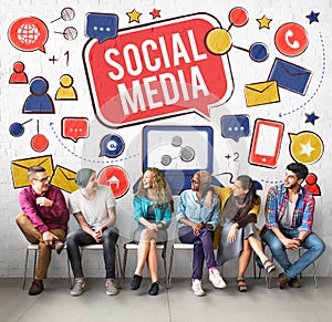 Social Media Networking Communication Connection Technology Concept