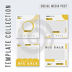 Social Media post, instagram post template collection