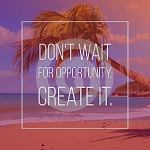 Social media poster - create opportunity