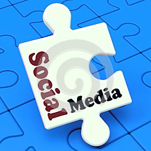 Social Media Puzzle Shows Online Community Relation