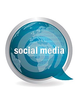 Social media speech cloud