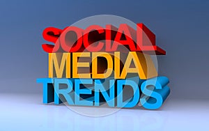 social media trends on blue