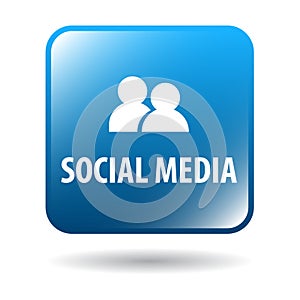 Social media web button