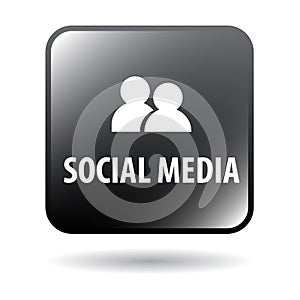 Social media web button photo