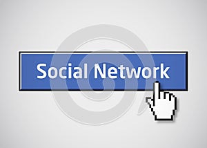 Social network button