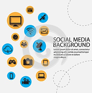 Social network, communication background