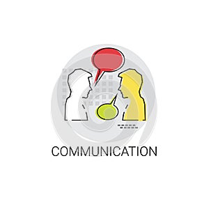 Social Network Communication People Chat Icon