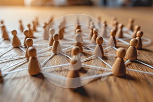 the social network community team. The concept of connections between people