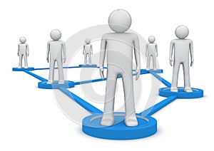 Social network concept