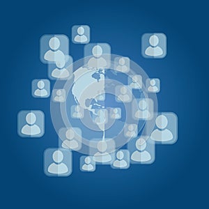 Social Network Concept