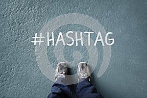 Social network hashtag